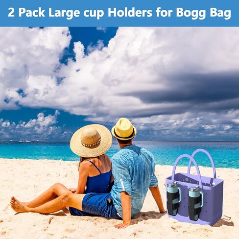 avakot 2-pack حامل كأس لحقيبة بوج ستانلي، ملحقات حامل أكواب قابلة للتعديل، حامل مشروبات كبير مناسب لجميع أكياس بوج، ملحقات زجاجة مياه 40 أونصة لحقيبة بوج الجنوبية البسيطة in Kuwait