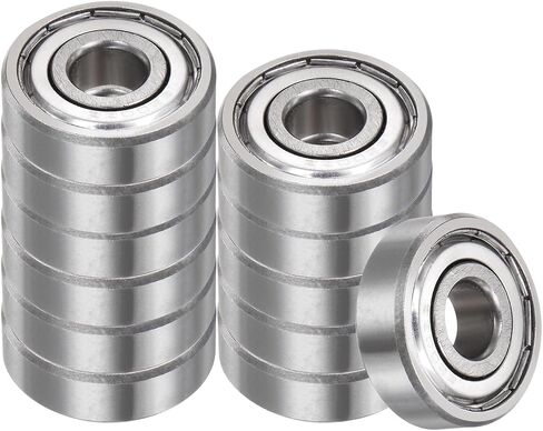 25pcs 625-ZZ Deep Groove Ball Bearings - [5mm Bore x 16mm OD x 5mm Thickness] Double Metal Shielded P6 Bearings for Industrial Equipment, Carbon Steel, Z1 in Saudi Arabia