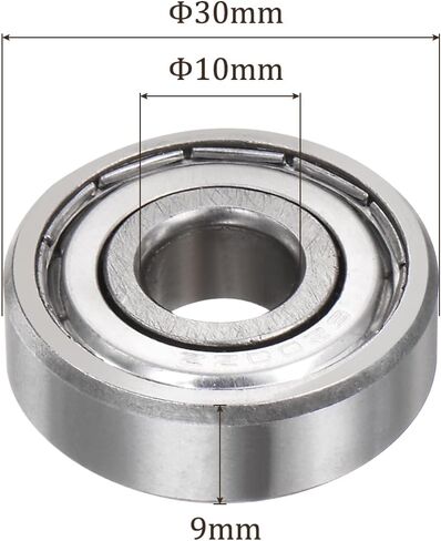 25pcs 625-ZZ Deep Groove Ball Bearings - [5mm Bore x 16mm OD x 5mm Thickness] Double Metal Shielded P6 Bearings for Industrial Equipment, Carbon Steel, Z1 in Saudi Arabia
