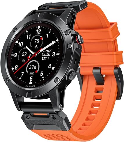 Special Forces Ultra Bands 26mm Designed for Garmin Fenix 5X/Fenix 6X/Fenix 7X Band,Quick Release Durable NBR Rubber Watch Band for Fenix 5X Plus/Fenix 3/Fenix 6X Pro/Descent in Kuwait