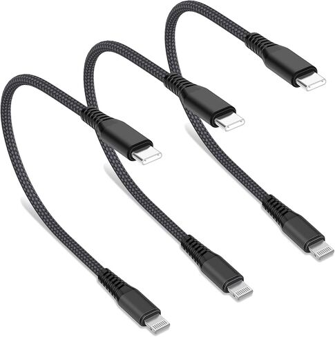 كابل شاحن USB C قصير 3 عبوات 8 بوصة in Saudi Arabia
