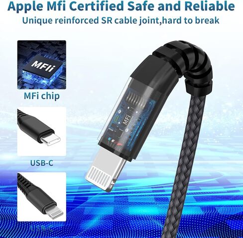 كابل شاحن USB C قصير 3 عبوات 8 بوصة in Saudi Arabia