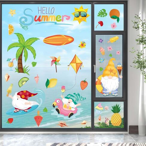 Halloween Window Clings, 9 Sheets Scary Bloody Handprint Footprint Window Stickers for Toilet BathroomDecorations, Window Decals for Halloween School Home Office Party Decorations in Saudi Arabia