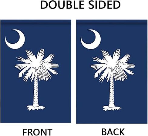 أعلام حديقة ولاية أوهايو Mflagperft مقاس 30.48 * 45.72 سم مزدوجة الجوانب بألوان زاهية وأعلام ساحة إنديانا الصغيرة المقاومة للبهتان للديكورات الداخلية والخارجية (أوهايو) in Kuwait