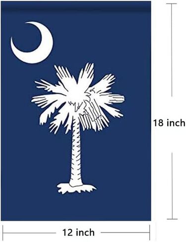 أعلام حديقة ولاية أوهايو Mflagperft مقاس 30.48 * 45.72 سم مزدوجة الجوانب بألوان زاهية وأعلام ساحة إنديانا الصغيرة المقاومة للبهتان للديكورات الداخلية والخارجية (أوهايو) in Kuwait