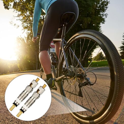 21 Pcs Narrow Valve Core Kit, Brass Bicycle Valve Cores with Removal Tool Caps Compatible with Presta Valve Stan’s Kenda, Regular Maintenance Tool for Tubeless Road MTB Bike Tire in Saudi Arabia
