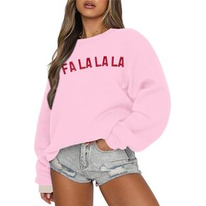 UNIQUEONE Ugly Christmas Sweatshirts Women Christmas Sweater Xmas Tree Sequin Top Winter Crewneck Family Holiday Outfits