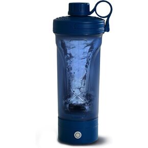 Electric Shaker Bottle, Portable Blender Protein Shaker, USB Rechargeable MixMate Blender For Protein Shakes Pre Workout Greens Coffee Pancake Mix Cocktail Cocktails (Frost White)