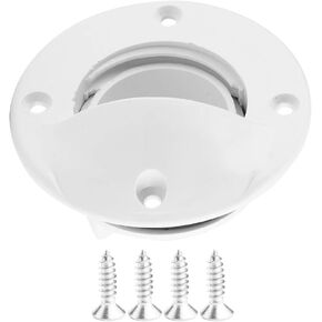 Universal Boat Self Bailing Cockpit Mounted Scupper Valve Kit Transom Drain Scupper Valve Deck Mount Bung Stopper Marine Boat Accessories