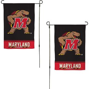 Desert Cactus University of Maryland Garden Flag Terrapins UMD Terps Banner 100% Polyester (Design B)