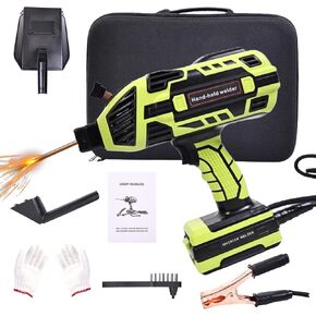 Welding Machine 110V, Handheld Welder with IGBT Inverter 6 Variable Current Adjustment, Electric Welder Machine Kit with Welding Mask, ARC Portable Welder Gun with Gloves for 3/32"-1/8"