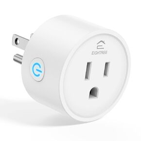 EIGHTREE Smart Plug, Smart Plugs That Compatible with Alexa and Google Home, Compatible with SmartThings, Smart Outlet with WiFi Remote Control and Timer Function, 2.4GHz Wi-Fi Only, 4 Packs