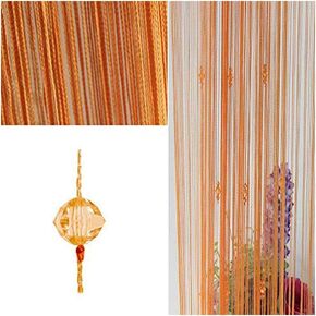 FUT String Tassel Crystal Beads Curtain, Partition Door Curtain Beaded String Curtain Door Screen Panel Home Decor Divider for Bridal Chamber Room Beauty Salon Bedroom New home Hotel Decoration 1x2m