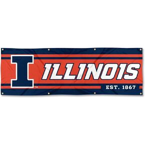WinCraft Illinois Fighting Illini Large 2x6 Foot Banner
