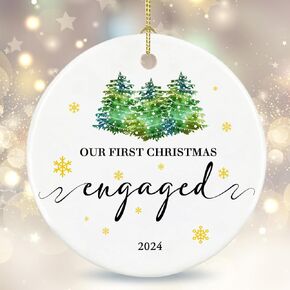 25 Year Anniversary Ornament, 25th Anniversary Decorations for Couple, 25th Wedding Anniversary Ornament Keepsake Sign - Heart Plaque - Christmas Ornament Gifts for Couple Her Him Wife Husband