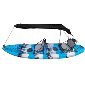 Zyyini Kayak Sun Shade Canopy, Canoe Kayak Boat Sun Shade Canopy,Canopy with Storage Bag for Inflatable Boat,Foldable Easy to Install Portable Kayak Sunshade Awnin