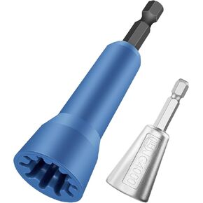 Axlksia Wire Nut Twister, 2 Pcs Wire Twister for Drill, Wire Twisting Tool Wire Twister Wire Connector, Wirenut Twister for Electrical Power Drill