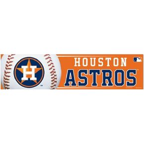 WinCraft MLB Houston Astros WCR13299313 Bumper Strip, 3" x 12"