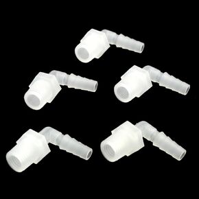 5 قطعة خرطوم بارب المناسب الكوع 3/8 "خرطوم بارب x 1/4" ذكر NPT الشائكة محول