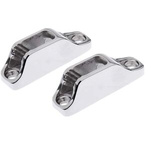 316 Stainless Steel Boat Clam Cleat Rope Cleat fit for 3-6mm Line