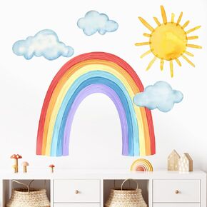 Mfault Soot Sprites Wall Decals Stickers, Colorful Hexagram Candies Dust Nursery Classroom Decorations Bedroom Playroom Art, Neutral Toddlers Boys Girls Kids Room Decor