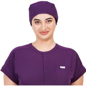 MIKAL Woven Scrub Cap with Tie-Back Lightweight, One Size Scrub Cap No-Slip Unisex Surgical Cap, for Healthcare.