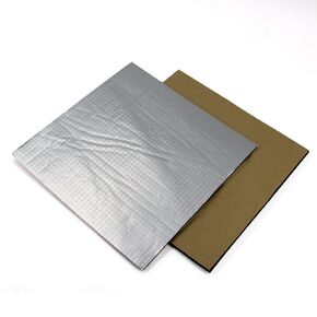 Zeberoxyz 2pcs 3D Printer Platform Heated Bed Insulation Lightweight Foam Foil 11.8x11.8x0.2inch Waterproof Thermal Insulation Self-Adhesive Mat Sticker Hotbed Thermal Pad for CR-10 (300x300x5mm)