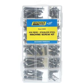 Seachoice Stainless Steel Machine Screw Kit, 256 Piece