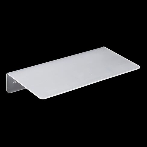 PATIKIL 7.87 x 7.87 Inch Acrylic Floating Shelf, Floating Wall Mounted Shelves for Bathroom Wall Decoration, Transparent 2 Pack in Saudi Arabia