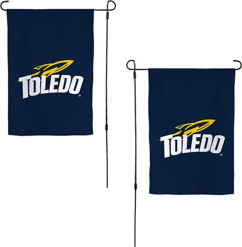 Desert Cactus University of Toledo Garden Flag UT Rockets Banner 100% Polyester (Design B) in Saudi Arabia