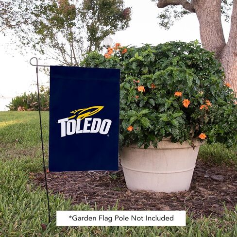 Desert Cactus University of Toledo Garden Flag UT Rockets Banner 100% Polyester (Design B) in Saudi Arabia