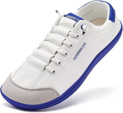HOBIBEAR Barefoot Minimalist Shoes Womens Mens | Zero Drop | Wide Width Canvas Slip-on Shoes in Kuwait
