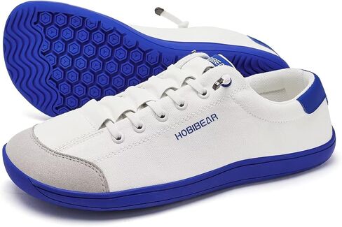 HOBIBEAR Barefoot Minimalist Shoes Womens Mens | Zero Drop | Wide Width Canvas Slip-on Shoes in Kuwait