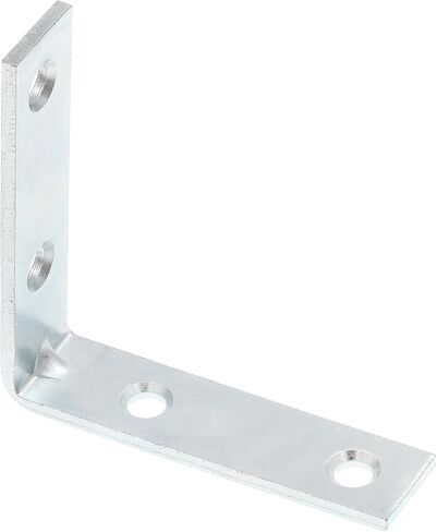 Prime-Line MP11356-4 Corner Bracket, 2-1/2 In., Steel Construction, Zinc-Plated, L-Angle (4 Pack) in Saudi Arabia