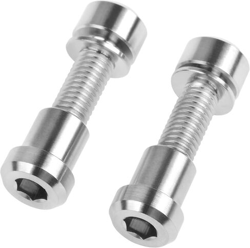 Titanium M5x16 18 20mm Bolt with Washer Hex Head Screw Steerer Clamp Nut for Bicycle Stem Front Forking Lock in Saudi Arabia