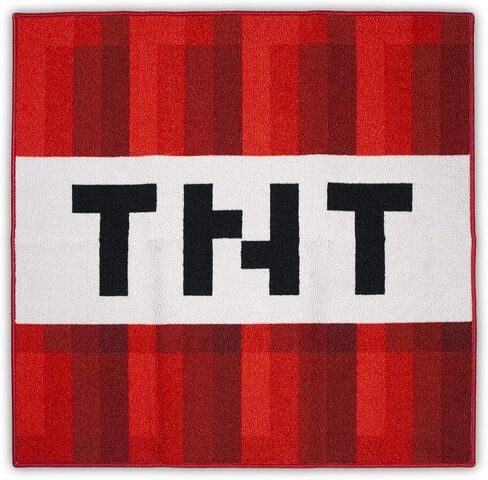 Minecraft Creeper Area Rug | Creeper Rug | 39-Inch Square Area Rug in Saudi Arabia