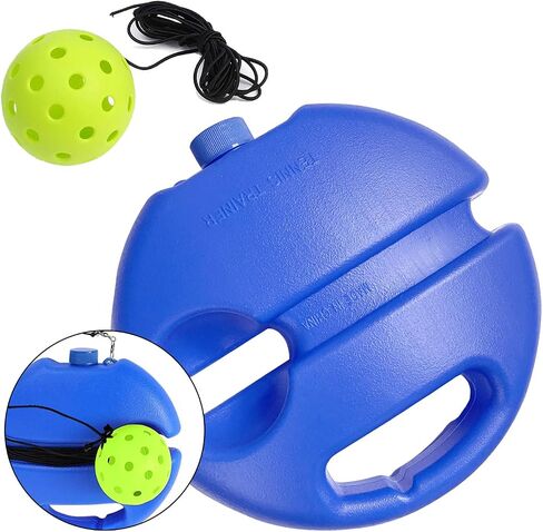 Match Buddy Pickleball Trainer With Competition Pickleball Practice With String Portable Pickleball Training Coach For Beginner Youth (Green Ball) in Saudi Arabia