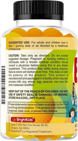 Eye Health Gummies for Kids & Teen - Delicious Vegan Vision Support with Lutein, Zeaxanthin - 60 Gummies in Saudi Arabia