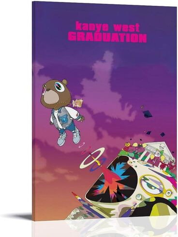 Kanye West Graduation Special Album Cover Poster Canvas Art Poster And Wall Art Hanging Decor for Modern Family Corridor Posters 12x18inch(30x45cm) in Saudi Arabia