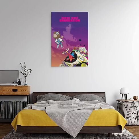 Kanye West Graduation Special Album Cover Poster Canvas Art Poster And Wall Art Hanging Decor for Modern Family Corridor Posters 12x18inch(30x45cm) in Saudi Arabia