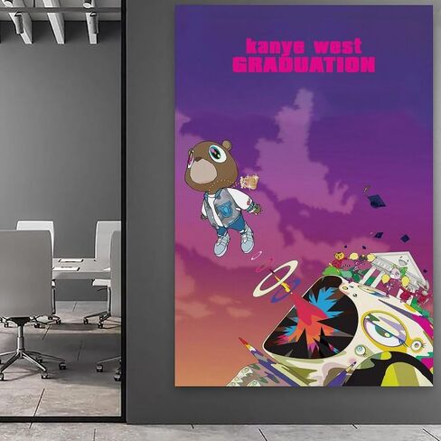 Kanye West Graduation Special Album Cover Poster Canvas Art Poster And Wall Art Hanging Decor for Modern Family Corridor Posters 12x18inch(30x45cm) in Saudi Arabia