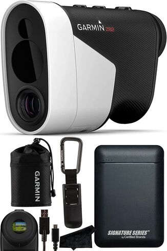 Garmin Approach Z82 Golf GPS 450 Yard Laser Range Finder مع حزمة شاحن Signature Series in Kuwait