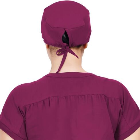 MIKAL Woven Scrub Cap with Tie-Back Lightweight, One Size Scrub Cap No-Slip Unisex Surgical Cap, for Healthcare. in Saudi Arabia