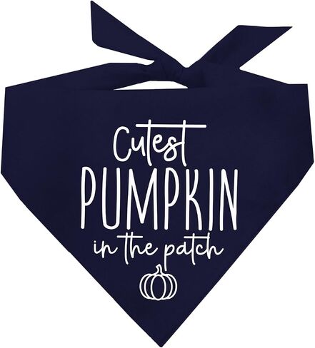 Cutest Pumpkin in The Patch Pumpkin Picking Dog Bandana (Orange, OS 1122) in Saudi Arabia