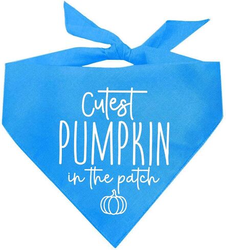 Cutest Pumpkin in The Patch Pumpkin Picking Dog Bandana (Orange, OS 1122) in Saudi Arabia