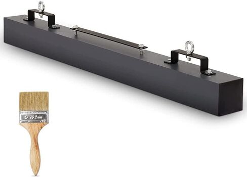 60 Inches Heavy-Duty Magnet Sweeper, PioneerWorks Nail Magnet Sweeping Tool with 140 LBS Lifting Capacity, Magnet Double Magnetic Force Sweeper Unit, Hanging Magnet for Forklift in Kuwait