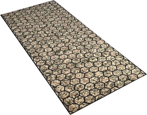 94.5"× 35.4" EVA Foam Boat Decking Sheet Faux Teak Decking Self-Adhesive Marine Yacht RV Swimming Pool Boat Flooring Sheet Thick Non-Skid Hexagonal Shape in Saudi Arabia