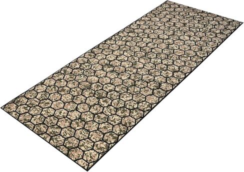 94.5"× 35.4" EVA Foam Boat Decking Sheet Faux Teak Decking Self-Adhesive Marine Yacht RV Swimming Pool Boat Flooring Sheet Thick Non-Skid Hexagonal Shape in Saudi Arabia