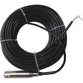 Input Type Intelligent Liquid Level Sensor Detector, 316L Stainless Steel 4-20mA 24-32VDC 65.6' Cable