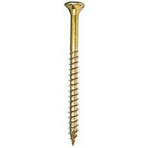 GRK, Size, Gold 772691001733 Fasteners R4 No. 12, No. 14 x 5-5/8 in. L Star Countersk Head Coated Steel Multi-Purpose Screws